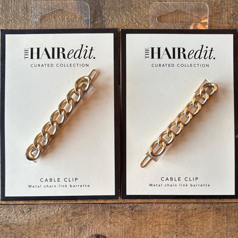 Gold Cable Clip